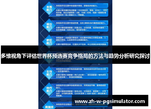 多维视角下评估世界杯预选赛竞争格局的方法与趋势分析研究探讨 多维视角下评估世界杯预选赛竞争格局的方法与趋势分析研究探讨
